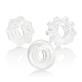 Reversible Ring Set Clear Pack Of 3