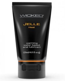 Wicked Jelle Warming Anal Gel Lubricant 4oz Tube